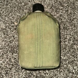 Vintage Military Canteen and Pouch